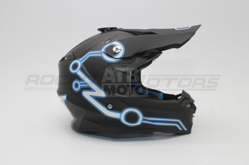 Шлем кроссовый ROCKOT RM-216 Tron Шлем кроссовый ROCKOT RM-216 Tron
